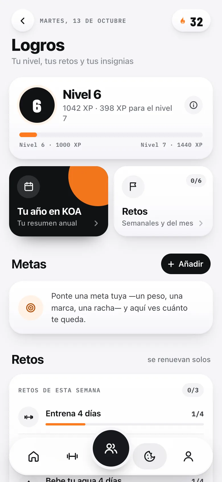 Logros y rachas